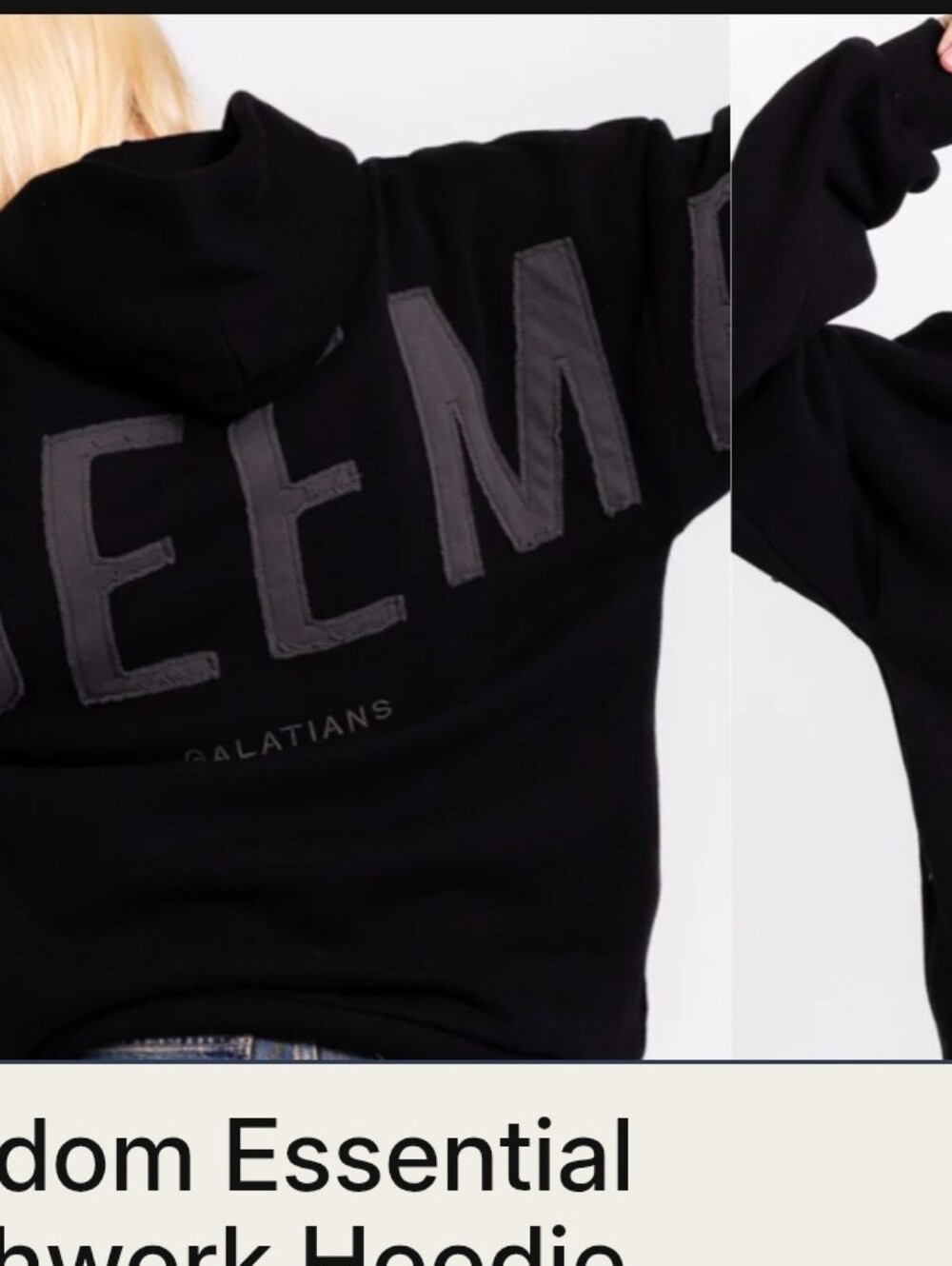 Faith Streetwear GLO REDEEMED Wear Your Faith On Your Back